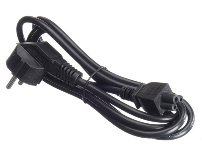 Кабель питания для ноутбуков (евровилка - шт. C5) 3*0,75мм2, 1,8м, черный, NETKO Optima Кабель питания для ноутбуков (евровилка - шт. C5) 3*0,75мм2, 1,8м, черный, NETKO Optima