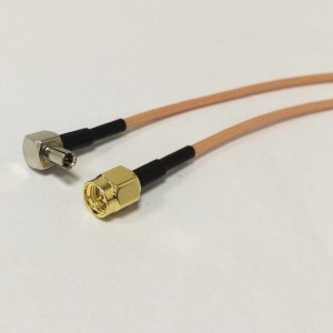 Адаптер для модема (пигтейл) TS9-SMA(male) кабель RG316 15см. комплект 5 шт