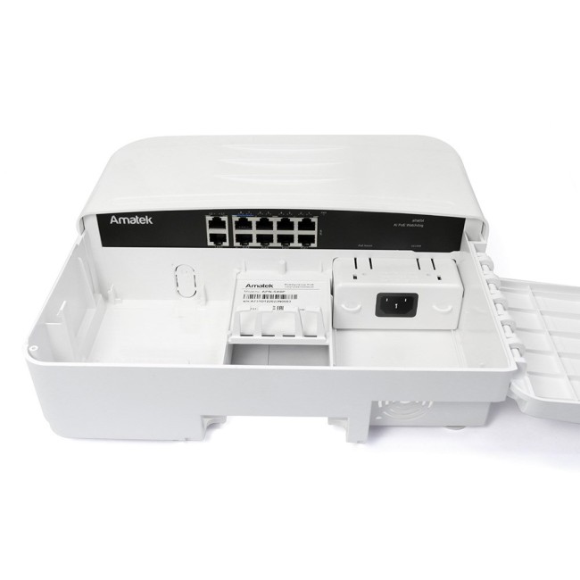 APN-SX8P – 10-портовый уличный коммутатор PoE до 115Вт