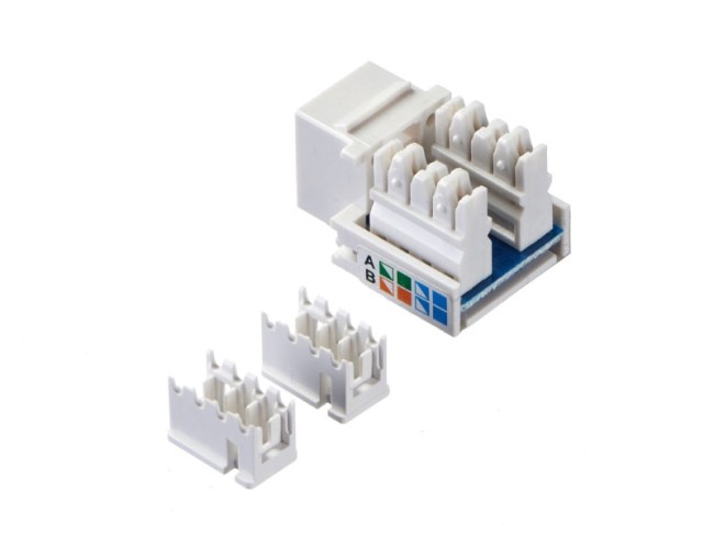 Модуль Keystone неэкранированный, RJ45, cat.6, 90°, 110/Krone тип, под инструмент, белый 10шт Модуль Keystone неэкранированный, RJ45, cat.6, 90°, 110/Krone тип, под инструмент, белый 10шт