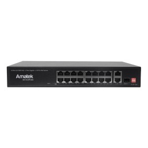 AN-S18P16A - 19-портовый 100/1000 Мбит/с коммутатор с PoE+ до 250Вт