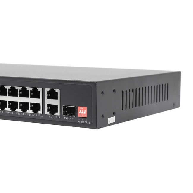 AN-S18P16A - 19-портовый 100/1000 Мбит/с коммутатор с PoE+ до 250Вт