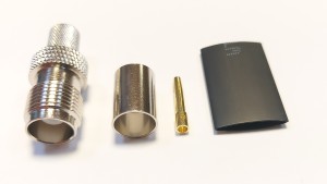 Коннектор гнездо TNC обжимной на кабель 5D-FB (аналог T-211/5D), 50 Ом, 10 шт