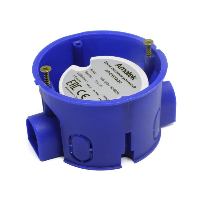 AP-DW12/20 - блок питания 12В / 2А влагозащищенный стабилизированный AP-DW12/20 - блок питания 12В / 2А влагозащищенный стабилизированный