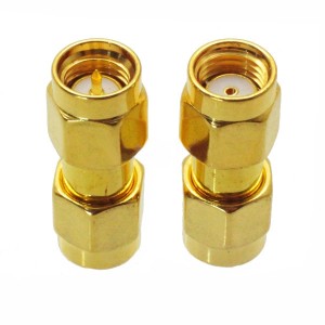ВЧ-адаптер RP-SMA(male)-SMA(male) комплект 5 шт