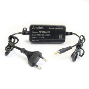 AP-D12/20 - блок питания 12В / 2А стабилизированный