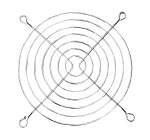 Решетка металлическая для вентилятора 120х120х38 10 шт