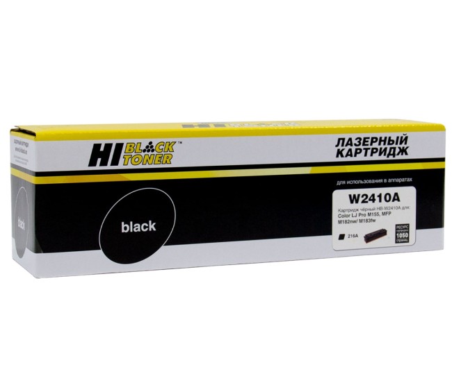 Картридж Hi-Black (HB-W2410A) для HP CLJ Pro M155a/MFP M182n/M183fw, Bk, 1,05K, без чипа Картридж Hi-Black (HB-W2410A) для HP CLJ Pro M155a/MFP M182n/M183fw, Bk, 1,05K, без чипа