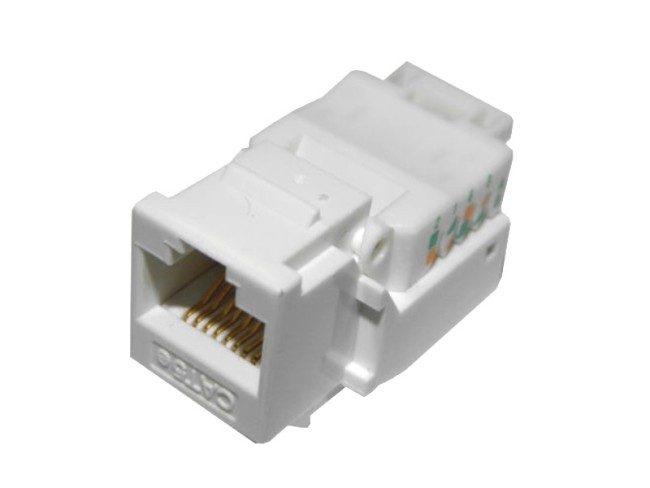 Модуль Keystone неэкранированный, RJ45, cat.5e, 90°, без инструмента, белый, NETKO Expert CKC Модуль Keystone неэкранированный, RJ45, cat.5e, 90°, без инструмента, белый, NETKO Expert CKC