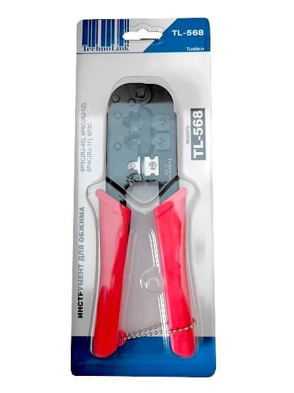 TL-568 Инструмент для обжима кримпер) 8p8c(RJ-45), 6p6c(RJ-12), 6p4c(RJ-11), 6p2c, Technolink TL-568 Инструмент для обжима кримпер) 8p8c(RJ-45), 6p6c(RJ-12), 6p4c(RJ-11), 6p2c, Technolink