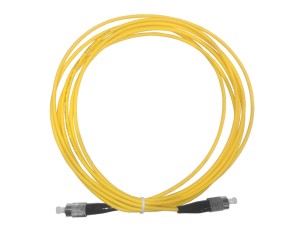 Патч-корд оптический соединительный FC-FC/UPC SM Simplex 3.0мм 9/125, LSZH 5 шт