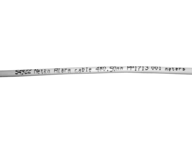 Кабель сигнальный, неэкранированный 4*0.5мм 30м, алюминий, пластиковая катушка, белый NETKO Optima Кабель сигнальный, неэкранированный 4*0.5мм 30м, алюминий, пластиковая катушка, белый NETKO Optima