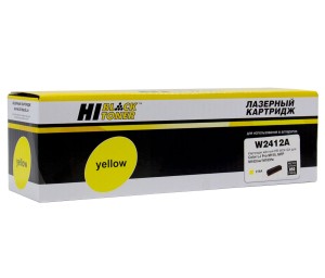 Картридж Hi-Black (HB-W2412A) для HP CLJ Pro M155a/MFP M182n/M183fw, Y, 0,85K, без чипа