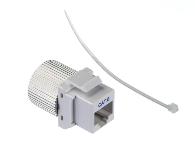 Модуль Keystone неэкранированный, RJ45, cat.6, 90°, без инструмента, белый, Netko СКС 5шт