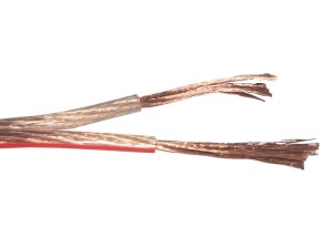 Кабель акустический 2*4.0мм2 (7*32*0.15мм) CCA, 40м, пластиковая катушка, прозрачный NETKO Optima