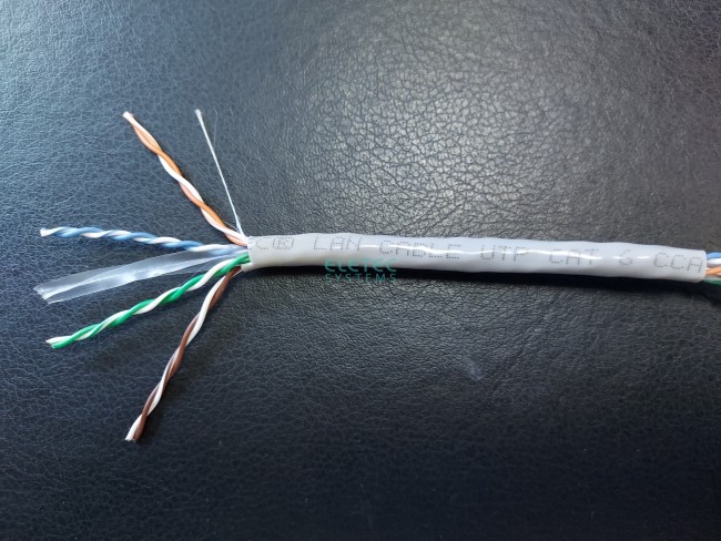 Кабель UTP 6 Eletec 4x2xAWG23, эконом,, CCA 305 м