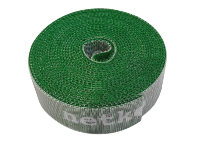 Лента-липучка многоразовая 20мм*3м, с насечками для отрыва (каждые 2 см), зеленая NETKO Optima Лента-липучка многоразовая 20мм*3м, с насечками для отрыва (каждые 2 см), зеленая NETKO Optima