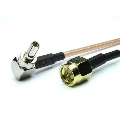 Адаптер для модема (пигтейл) CRC9-SMA(male) кабель RG316 15см. комплект 20 шт
