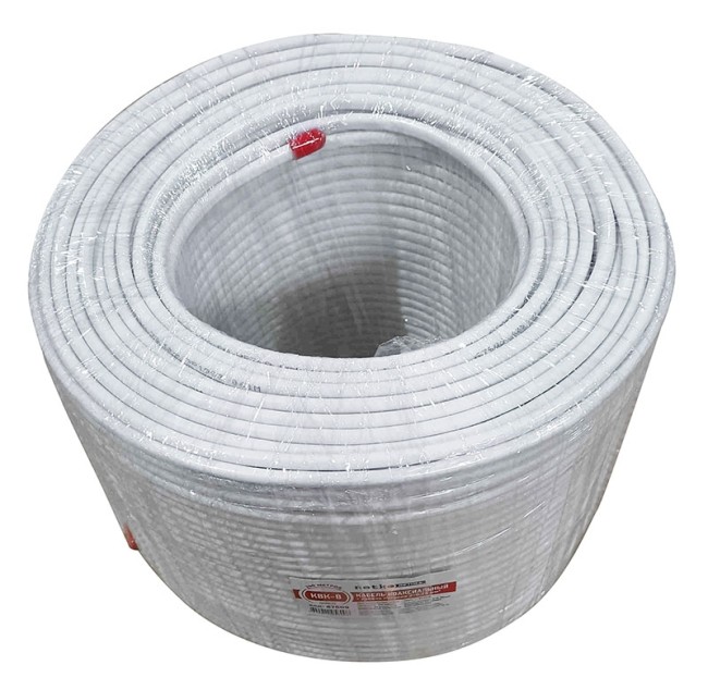 Кабель коаксиальный КВК-В, (CU, оплетка 80 нитей CCA) + кабель питания 2x0.75мм2 (CU, многожильный), белый (10м) NETKO Optima Кабель коаксиальный КВК-В, (CU, оплетка 80 нитей CCA) + кабель питания 2x0.75мм2 (CU, многожильный), белый (10м) NETKO Optima