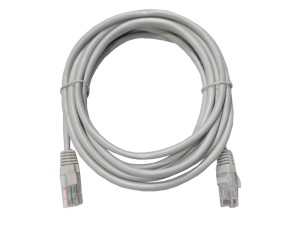 Патч-корд UTP4 cat.5е, CCA, LSZH, серый, литой коннектор NETKO Optima 20 шт