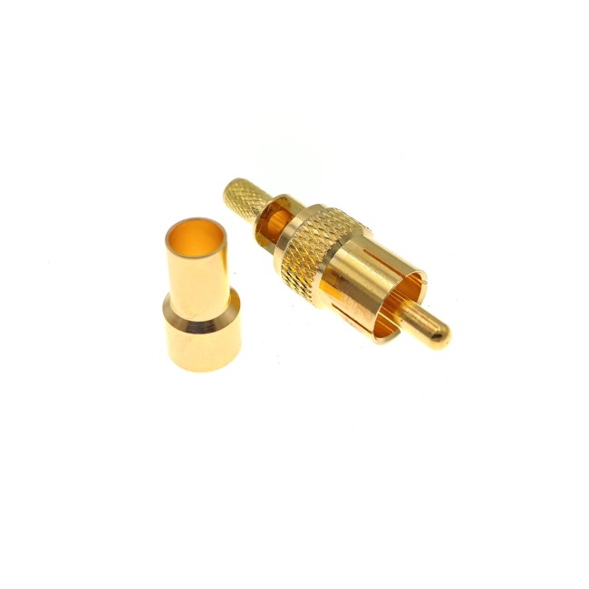 ВЧ-разъём RCA(male) обжимной под кабель RG-58