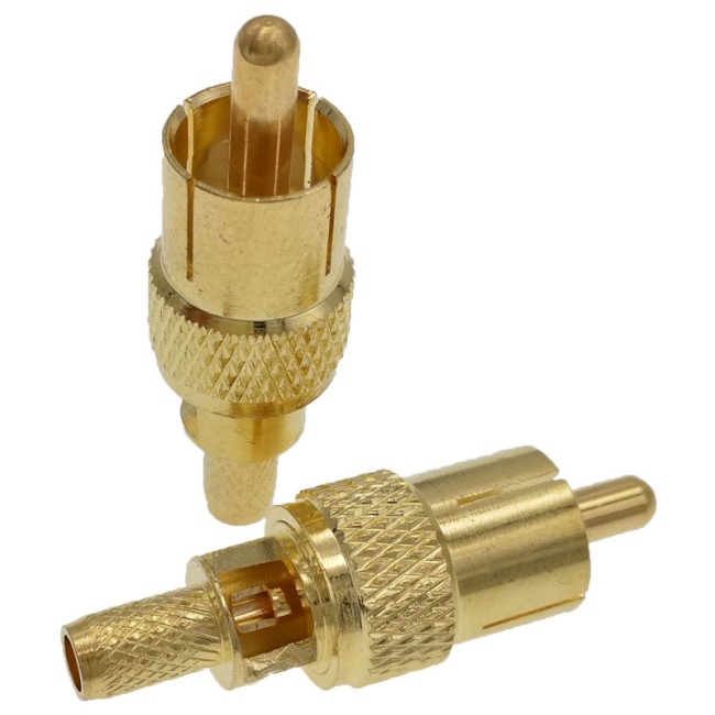 ВЧ-разъём RCA(male) обжимной под кабель RG-58