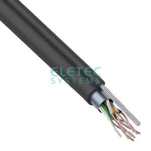 Кабель FTP 5E Eletec 4x2xAWG24 наружный с тросом (многопроволочный 7х0,4),, медь 20 м