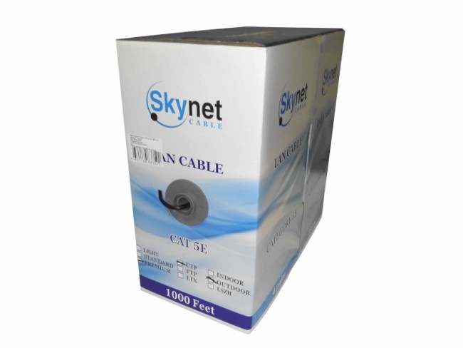 Кабель Skynet Premium UTP4 cat.5е, одножильный, Cu, Проходит Fluke тест, для наружных работ, черный 3м Кабель Skynet Premium UTP4 cat.5е, одножильный, Cu, Проходит Fluke тест, для наружных работ, черный 3м