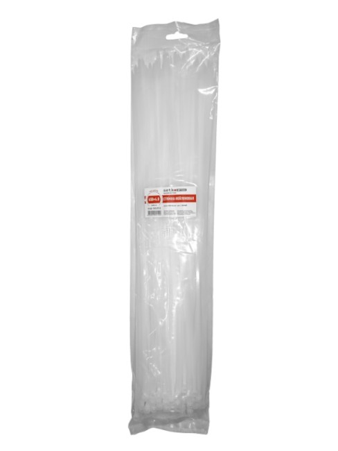 Стяжка нейлоновая 450*4,8 / 100 шт (белая), NETKO Optima SZ