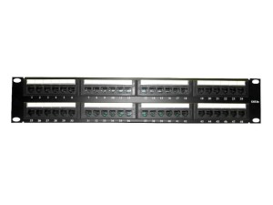 Патч-панель UTP, 19, 48 портов RJ45, cat.5е, 2U, Krone Type, L РАСПРОДАЖА