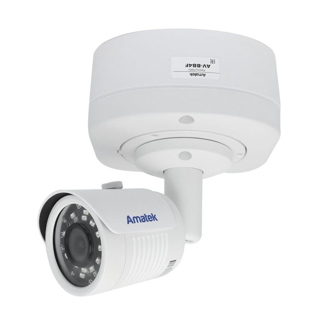 Распределительная коробка для видеокамер, пластик Amatek AV-BB4F