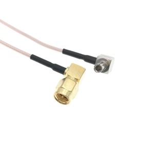 Адаптер для модема (пигтейл) TS9-SMA(male)угловой кабель RG178 20см. комплект 5 шт