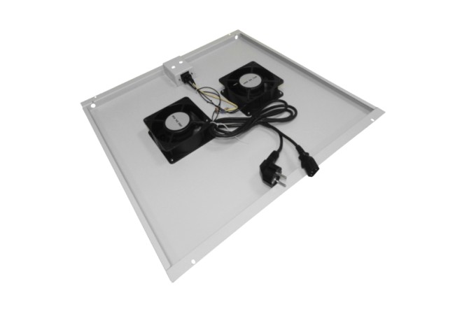 Блок вентиляторов 2 шт для TE глубиной 600 с кабелем серый Netko Блок вентиляторов 2 шт для TE глубиной 600 с кабелем серый Netko