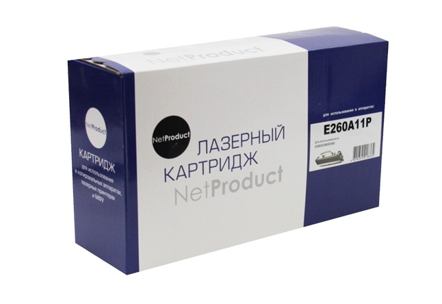 Тонер-картридж NetProduct (N-E260A11P) для Lexmark E260/E360/E460, 3,5K Тонер-картридж NetProduct (N-E260A11P) для Lexmark E260/E360/E460, 3,5K