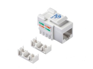 Модуль Keystone неэкранированный, RJ45, cat.6, 90°, 110/Krone тип, под инструмент, KE, белый, NETKO Expert CKC