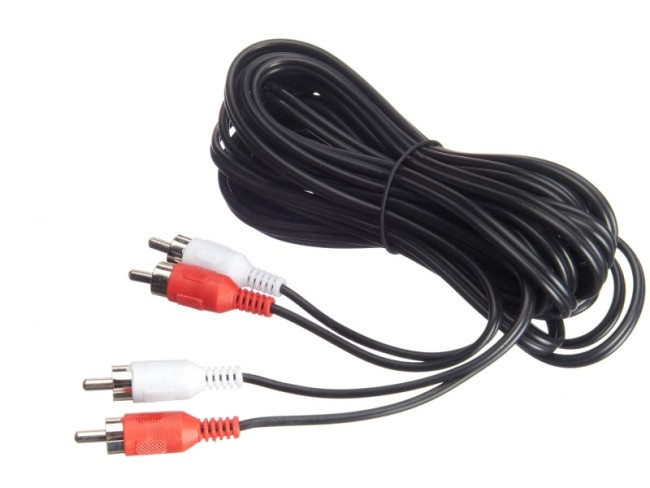 Шнур аудио-видео: 2RCA-2RCA ( длина 5 м, литой), NETKO Optima 5шт Шнур аудио-видео: 2RCA-2RCA ( длина 5 м, литой), NETKO Optima 5шт