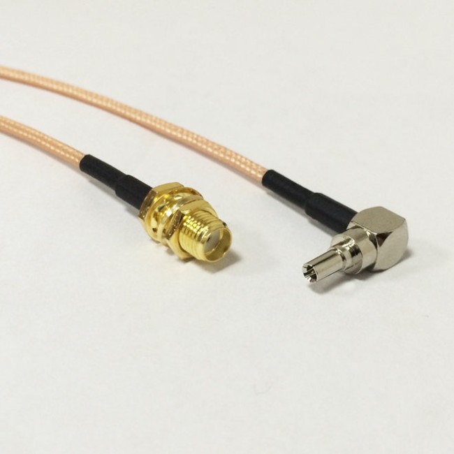 Адаптер для модема (пигтейл) CRC9-SMA(female) кабель RG316 25см. комплект 10 шт