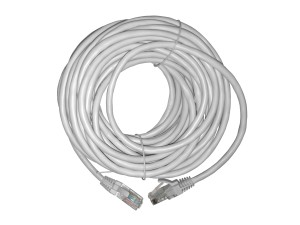 Патч-корд UTP4 cat.5е, CCA, LSZH, серый, литой коннектор NETKO Optima 10 шт