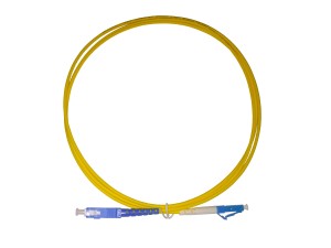 Патч-корд оптический переходной LC-SC/UPC SM Simplex 3.0мм 9/125, LSZH