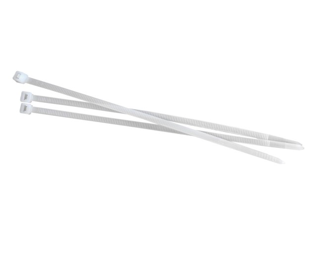 Стяжка нейлоновая 200*4,6 / 100 шт (белая), NETKO Optima SZ