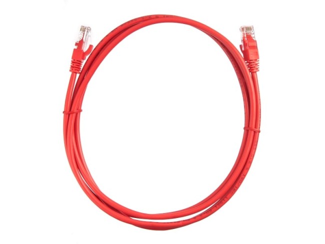Патч-корд UTP4 cat.5e, литой коннектор, красный, Netko CKC 5 шт Патч-корд UTP4 cat.5e, литой коннектор, красный, Netko CKC 5 шт