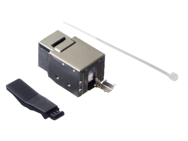 Модуль Keystone экранированный, RJ45, cat.6, 90°, без инструмента, KE, металлик, Netko СКС 5шт