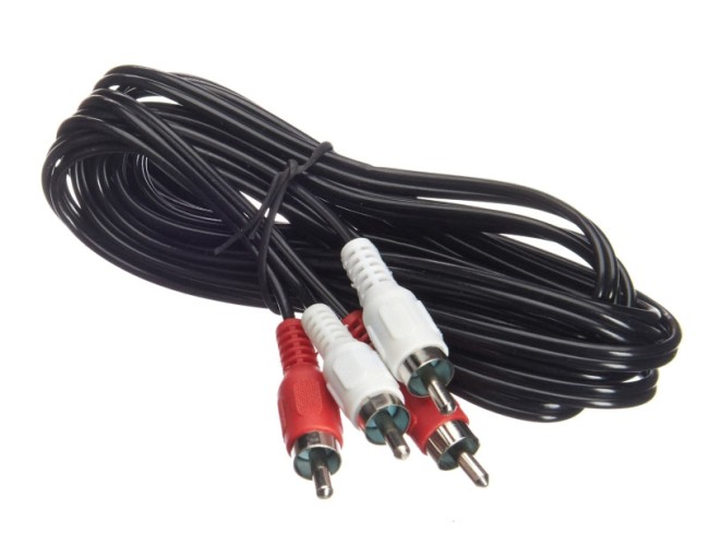 Шнур аудио-видео: 2RCA-2RCA ( длина 3 м, литой), NETKO Optima 10шт Шнур аудио-видео: 2RCA-2RCA ( длина 3 м, литой), NETKO Optima 10шт