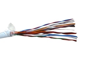 Кабель LC UTP10 cat.3, , 0,40мм, нг(А)-HF LSZH, серый 305м