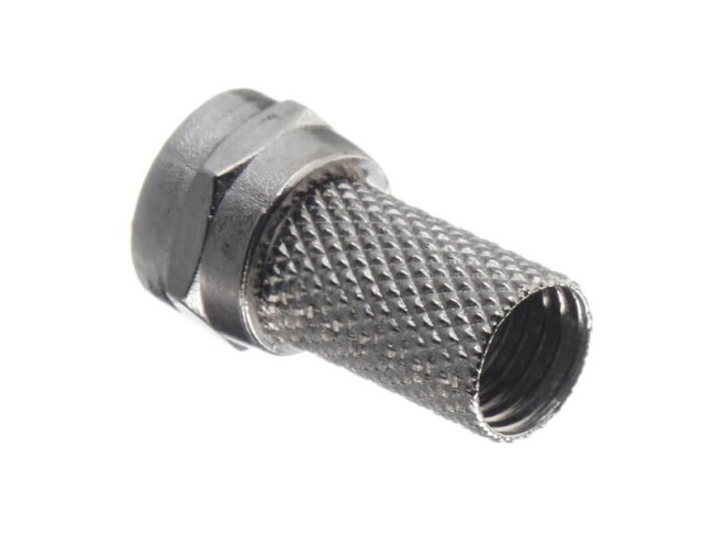 Штекер F (гайка) на RG-6/SAT-703 (цинк) (F113-55), NETKO Optima Штекер F (гайка) на RG-6/SAT-703 (цинк) (F113-55), NETKO Optima