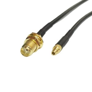 Адаптер для модема (пигтейл) MMCX(male)-SMA(female) кабель RF1.13 15см. комплект 5 шт