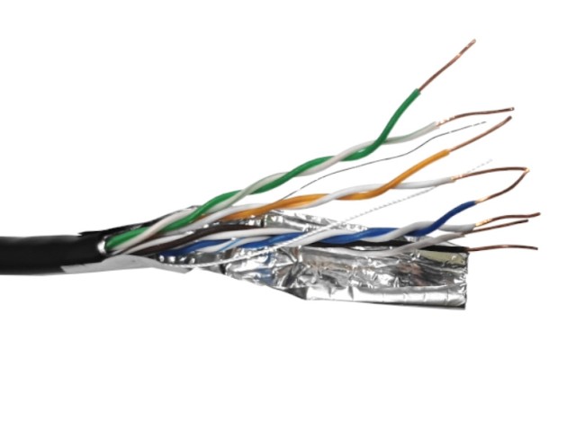 Кабель FTP4 cat.5е, одножильный, Cu, наружный, Проходит Fluke тест, черный, NETKO Optima Silver 200м Кабель FTP4 cat.5е, одножильный, Cu, наружный, Проходит Fluke тест, черный, NETKO Optima Silver 200м