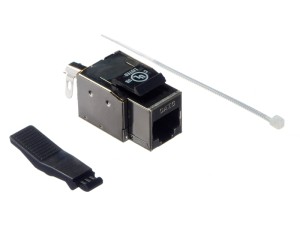 Модуль Keystone экранированный, RJ45, cat.6, 90°, без инструмента, KE, металлик, Netko СКС 10шт