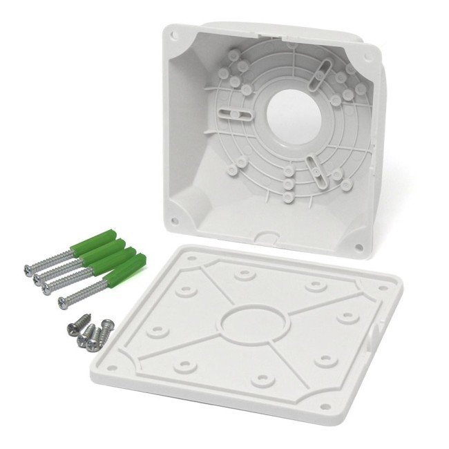 Накладная распределительная коробка Amatek AV-BB1F пластмассовая 7000314 6шт