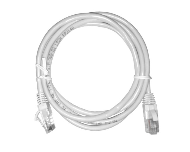 Патч-корд UTP4 cat 5e, ВС, LSZH, белый, литой коннектор NETKO Optima 20 шт Патч-корд UTP4 cat 5e, ВС, LSZH, белый, литой коннектор NETKO Optima 20 шт